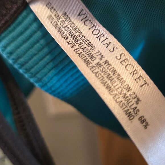 Victoria Secret Sports Bra 34C Underwire Teal Womens Deadstock Retro Vsx - Picture 8 of 16